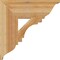 Ekena Millwork Merced Traditional Rough Sawn Bracket, Western Red Cedar, 6"W x 20"D x 20"H BKT06X20X20MRC01RWR - alternate 2